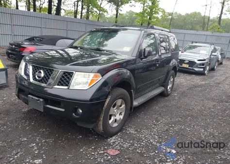2006 Nissan Pathfinder Se из США, поврежденный, VIN 5N1AR18W56C600685